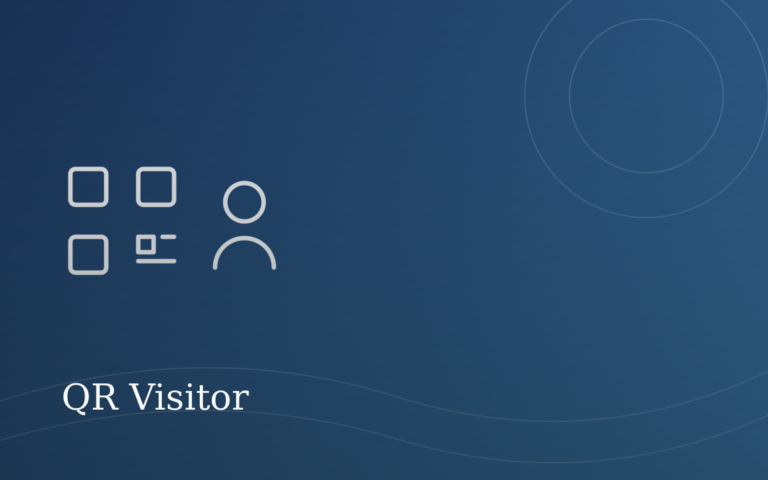 QR Visitor Management — concept cover