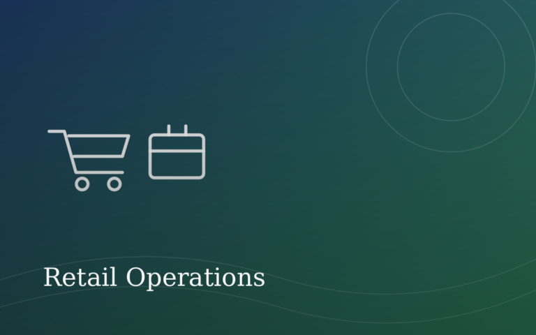 Retail Operations Platform — concept cover